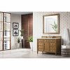 James Martin Vanities Brittany 48in Single Vanity, Saddle Brown w/ 3 CM Arctic Fall Solid Surface Top 650-V48-SBR-3AF